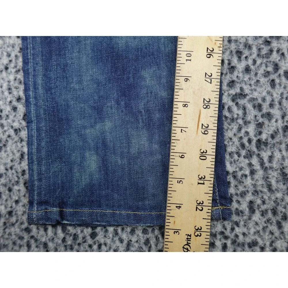 DPSR Denim Peoples Republic Jeans Mens XL Blue Acid Wash Straight Aspire 1117